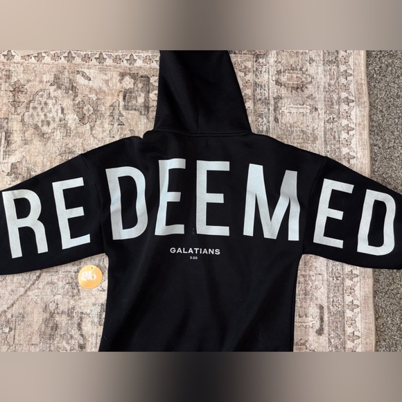 GLO “REDEEMED” essential zip up hoodie - Picture 3 of 7